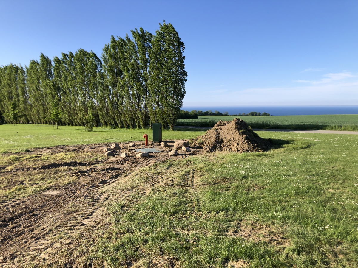 De waterzuiveringsinstallatie Vakantiehuis Bornholm