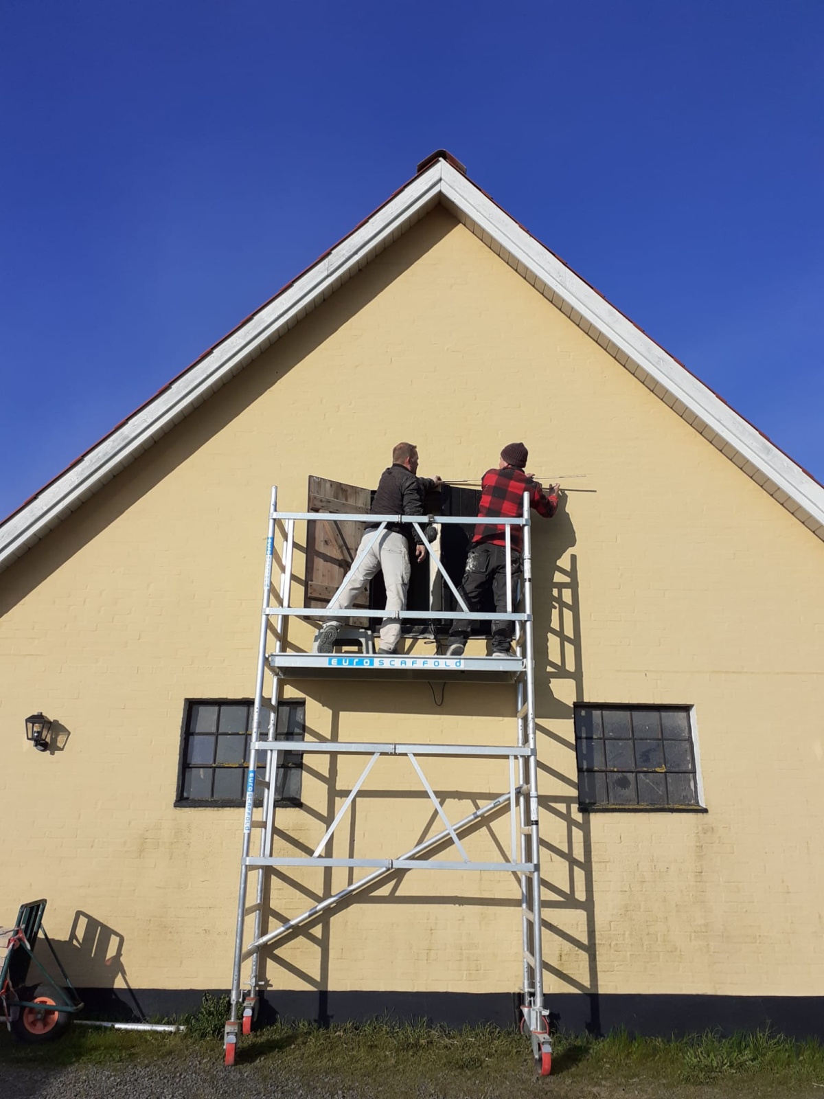 Nieuwe ramen Vakantiehuis Bornholm